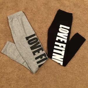 Love Fitness 2 Pair Leggings Bundle